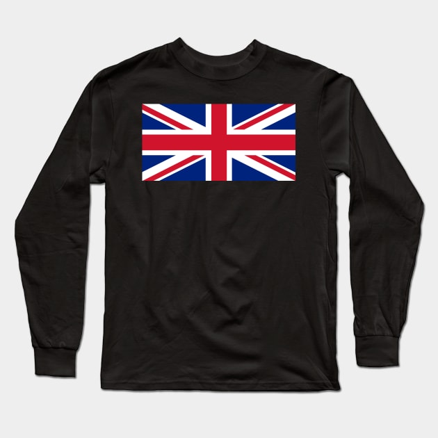 United Kingdom Flag Long Sleeve T-Shirt by Historia